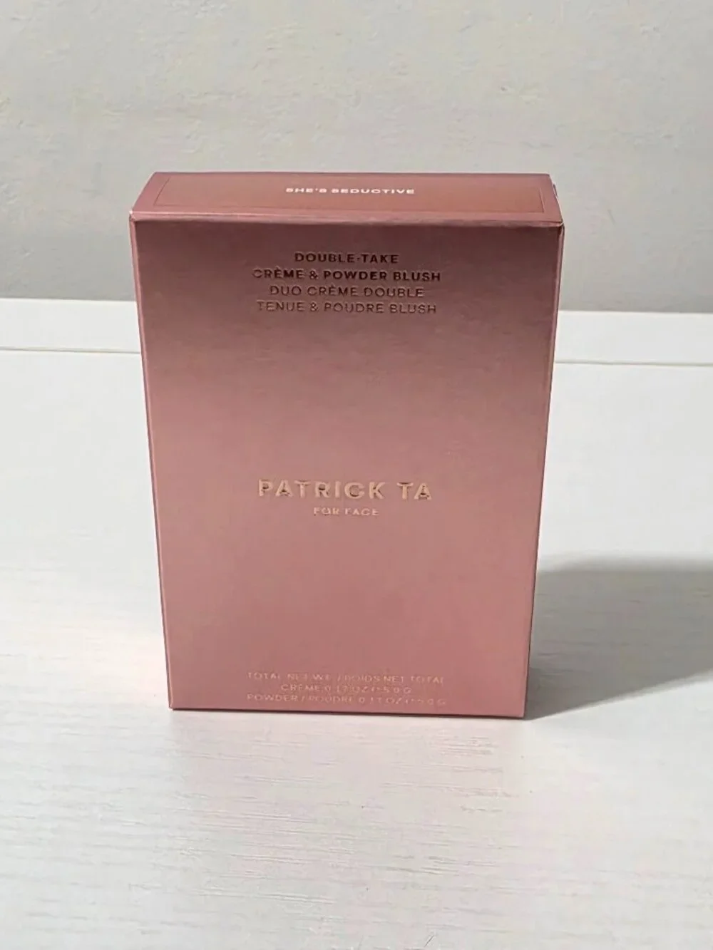 PATRICK TA Double-Take Crème&Powder Blush Duo-She's Seductive-5g crème/5g powder